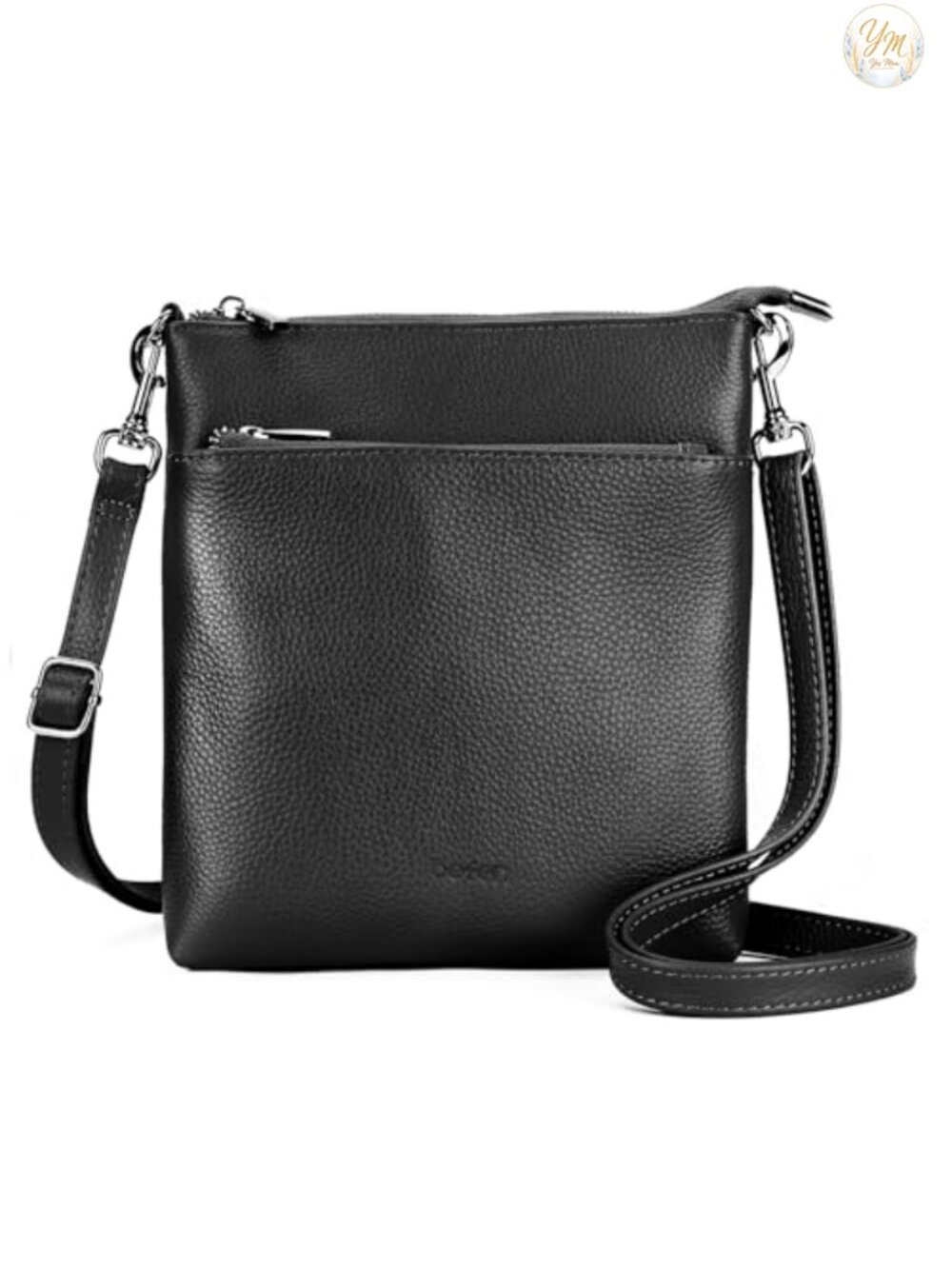 Genuine Leather Crossbody Purse Shoulder Bag Travel Adjustable Strap